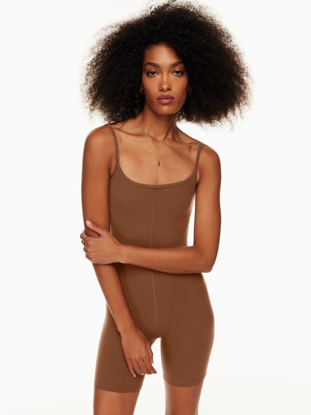 Wilfred Brown Seamless Tank Short Shapewear